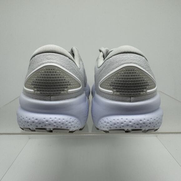 Brooks Ghost 16 White Gray 1204071B151 Running Shoes Sneakers Women’s Size 8 - Picture 7 of 9